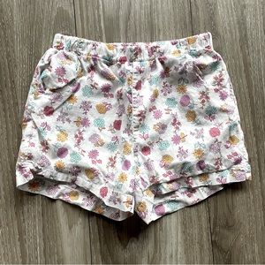 Toddler Flower Print Shorts